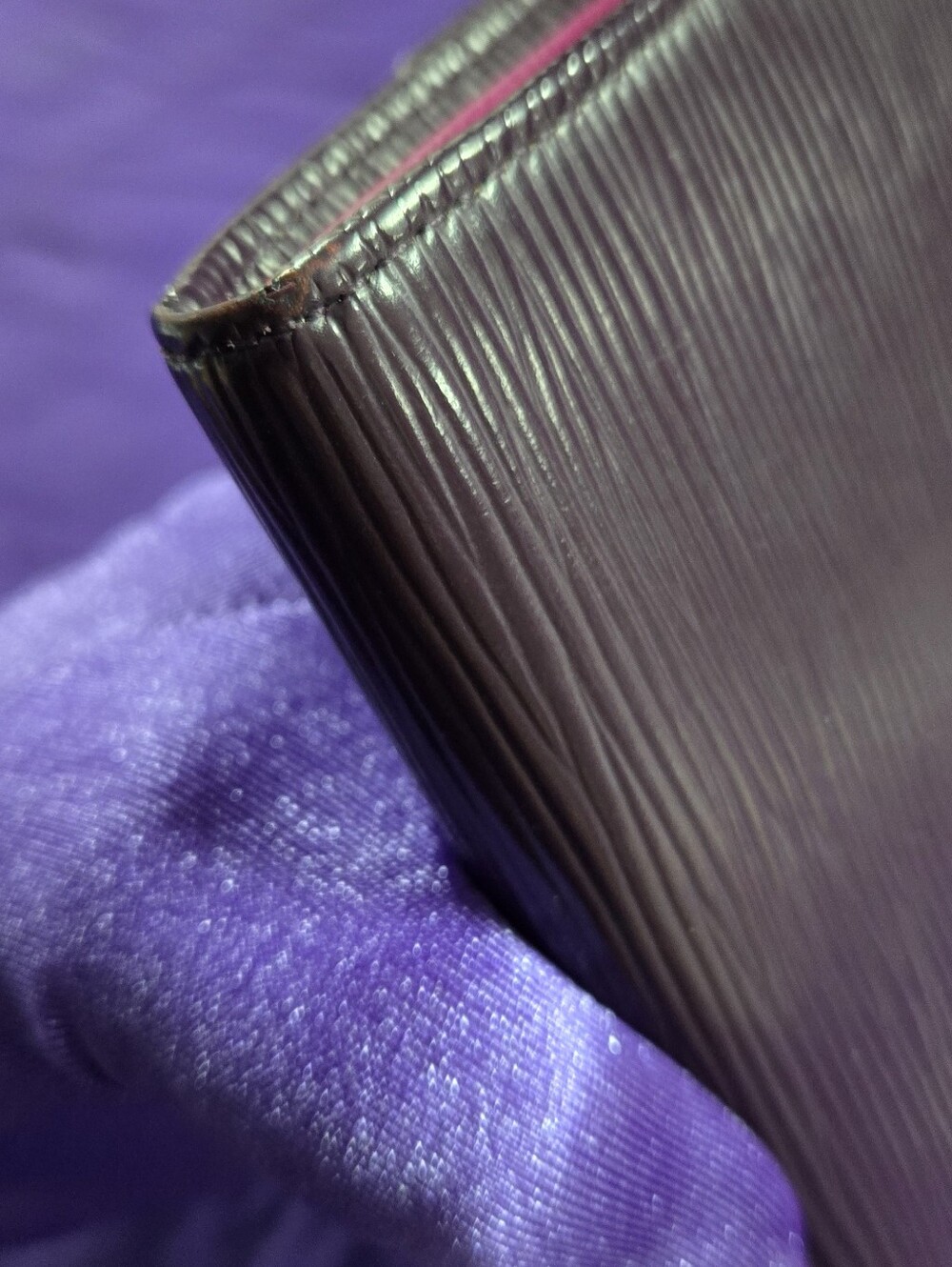 Louis Vuitton Plum Epi Leather Clutch Wallet - Picture 6 of 15
